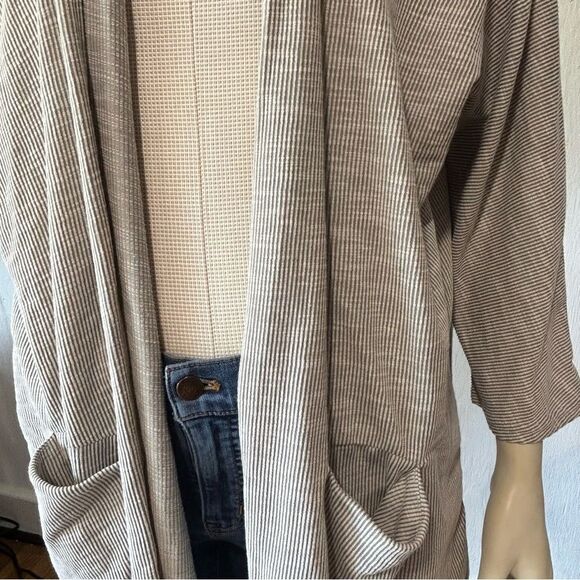 DONNI. Ribbed Sweater Coat, One Size Fits All - Picture 7 of 13